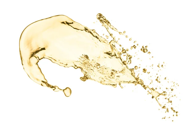 Splash van witte wijn — Stockfoto