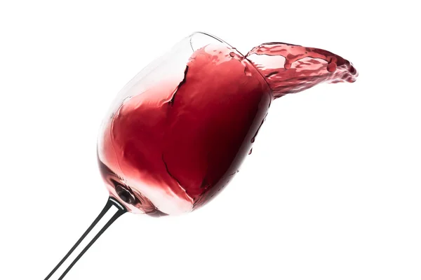 Red wine splash — Stock Photo, Image