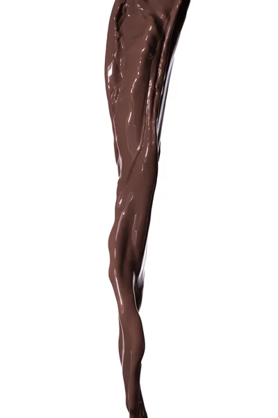 Gesmolten donkere chocolade — Stockfoto