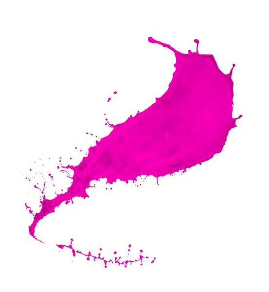 Magenta paint splash — Stock Photo, Image