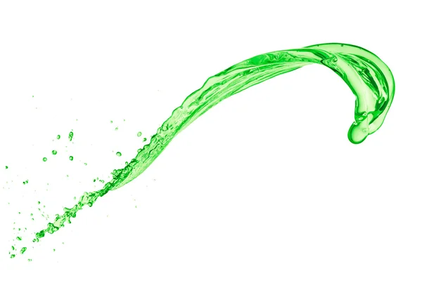 Green liquid splash — Stock Photo, Image