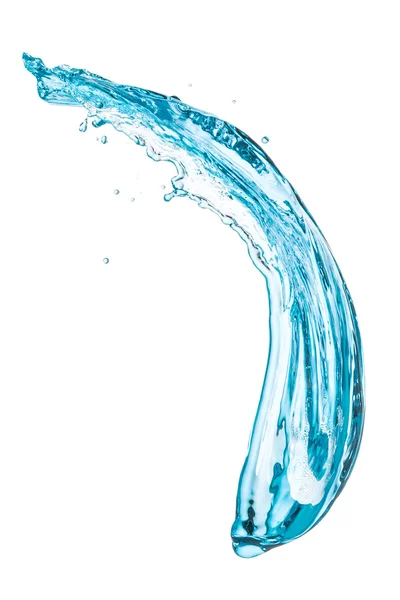 Turkoois water splash — Stockfoto