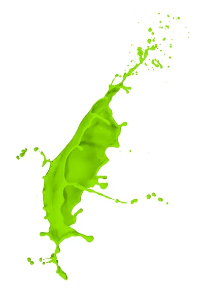 Green paint splash — Stock Photo, Image