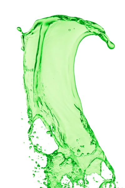 Green liquid splash — Stock Photo, Image