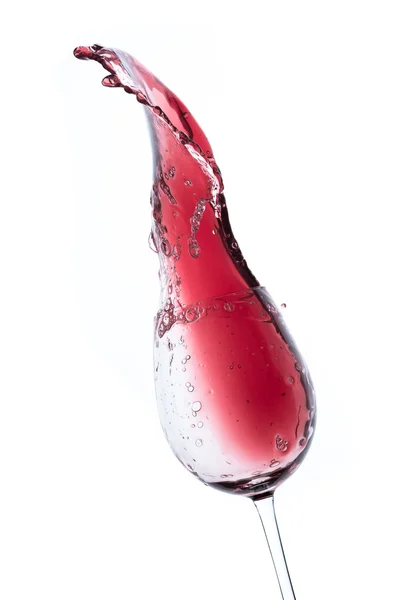 Spruzzi di vino rosso — Foto Stock