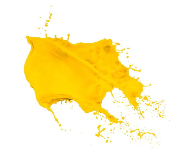 Yellow paint splash Stock Photo by ©kubais 30139437
