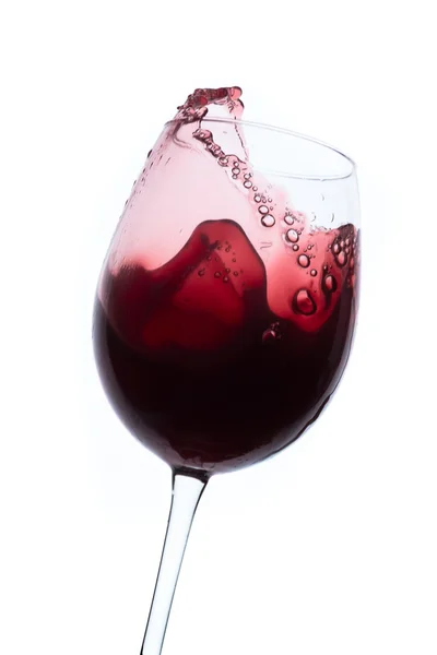 Red wine splash — Stock Photo, Image