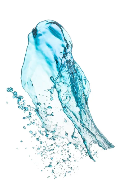 Turquoise water splash — Stock Photo, Image