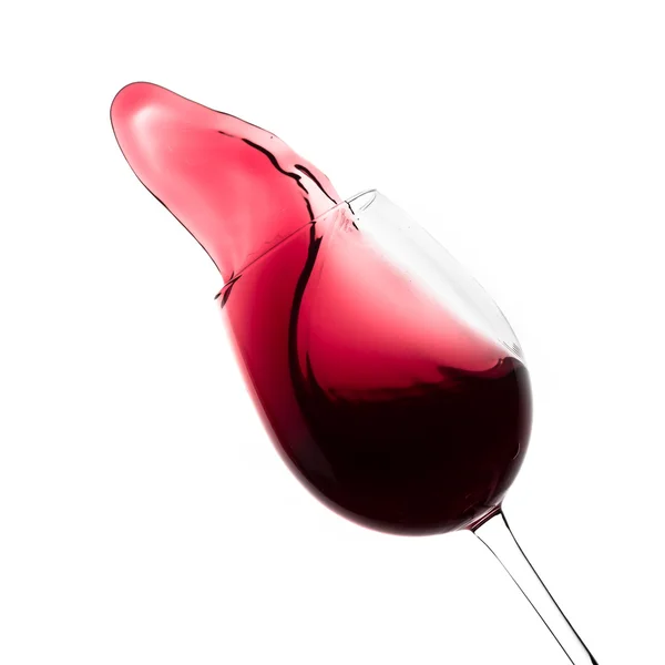 Red wine splash — Stock Photo, Image