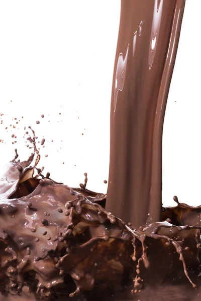 Horká čokoláda splash — Stock fotografie
