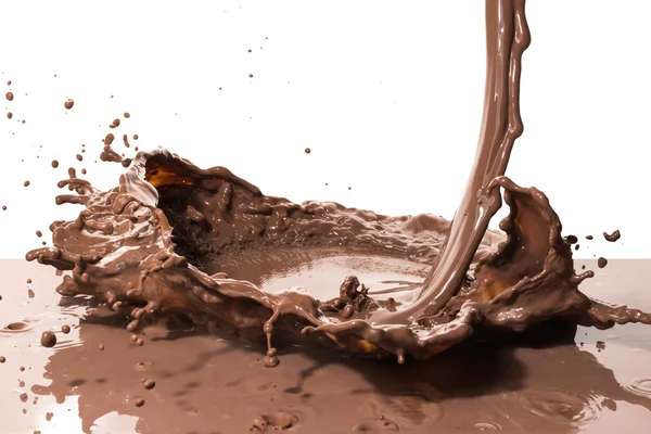 Varm sjokoladeplask – stockfoto