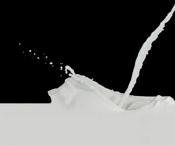 Milk splash — Stock Photo, Image