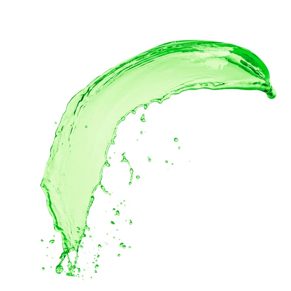 Green liquid splash — Stock Photo, Image