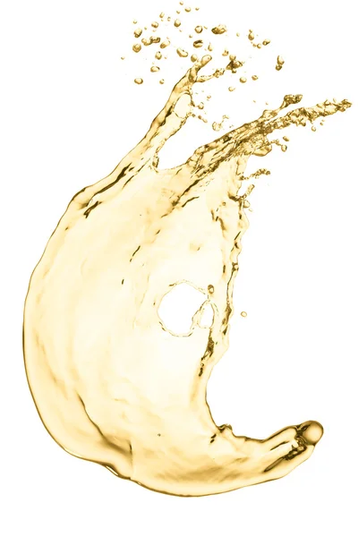 Splash bílého vína — Stock fotografie