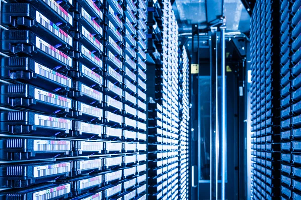 Big Data Storage Network Och Cloud Computing Technology Koncept — Stockfoto