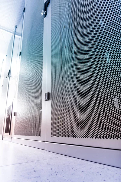 Datacenter Med Rad Serverrack — Stockfoto