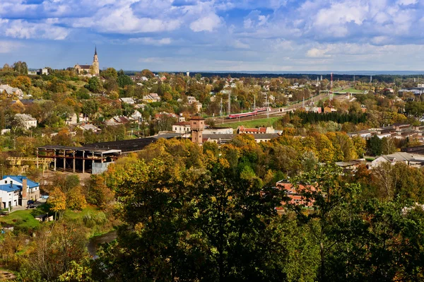 Panorama z Vilniusu, lithuani — Stock fotografie
