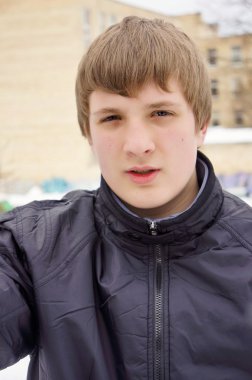 ceket genç bir adam portresi