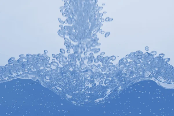 Su dalgası, hareket balonu, soyut arkaplan — Stok fotoğraf