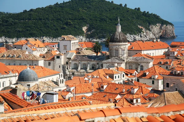 Telhados Dubrovnik — Fotografia de Stock