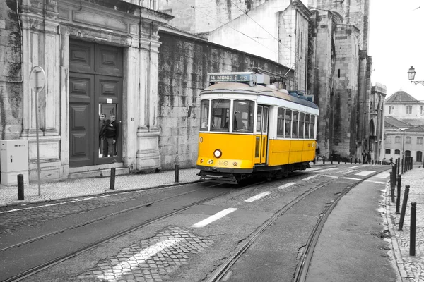 Lisabonské tramvaj — Stock fotografie