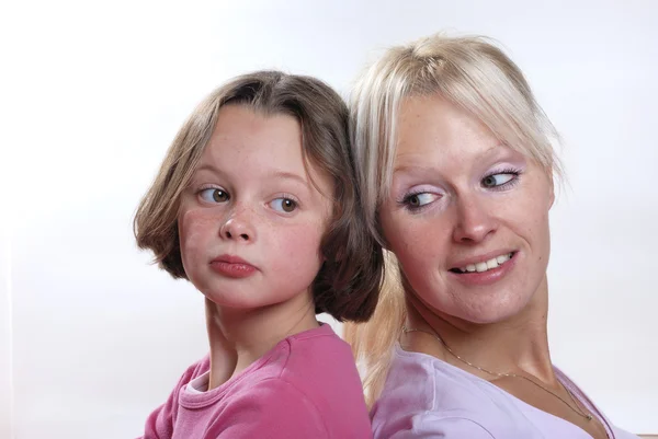 Complicity between mother and daughter — Stock Photo, Image
