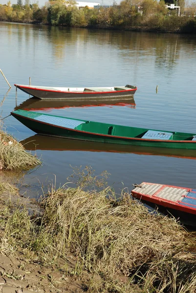 Boat on a river — Stock Photo, Image