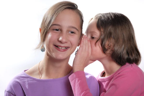 Complicity between sisters — Stock Photo, Image