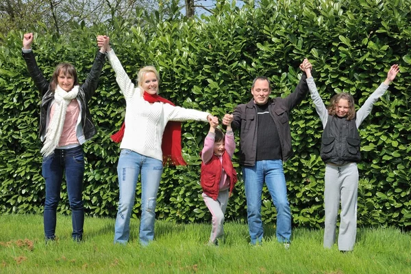 Familj — Stockfoto