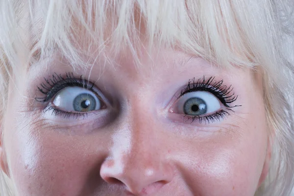 Woman making squint — Stock Photo, Image