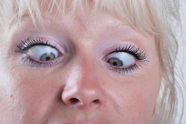 Woman making squint — Stock Photo, Image