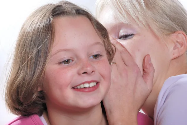 Complicity between mother and daughter — Stock Photo, Image