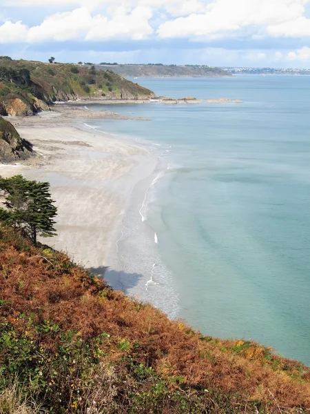 Beach seen from the cliff — Stock Photo, Image