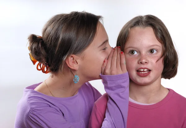 Complicity between sisters — Stock Photo, Image