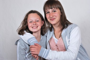 Kız yavaşça kavga