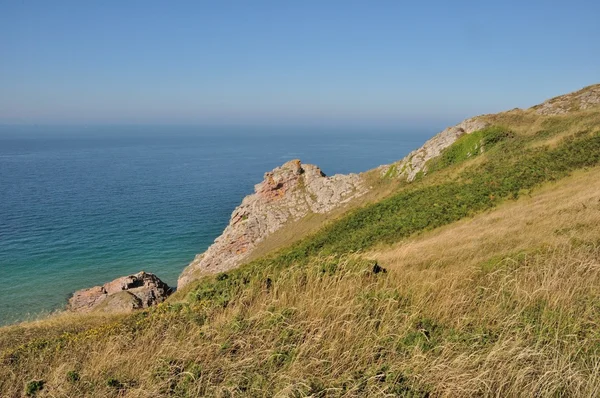 La costa de Bretaña — Foto de Stock