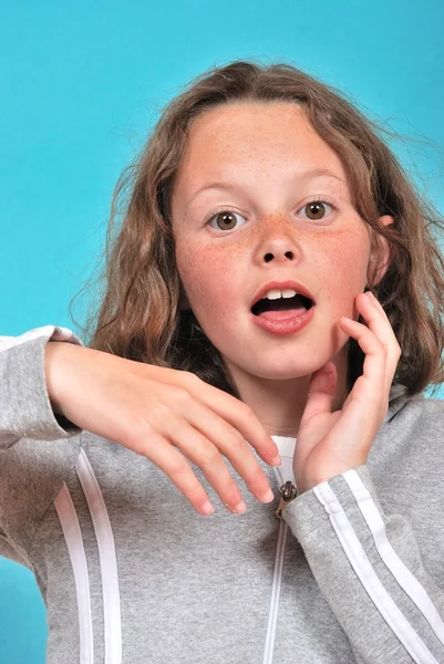 Surprised girl — Stock Photo, Image