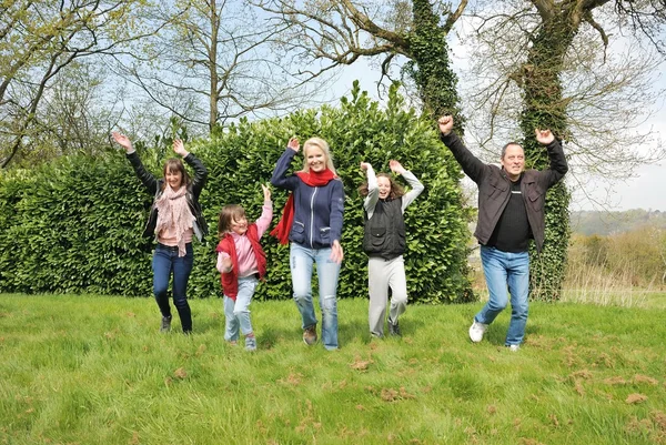 Familj — Stockfoto