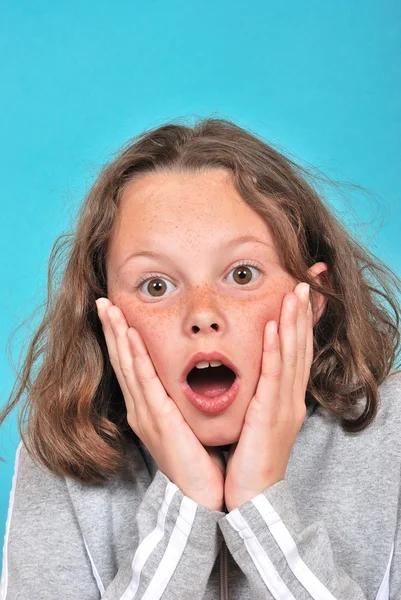 Surprised girl — Stock Photo, Image