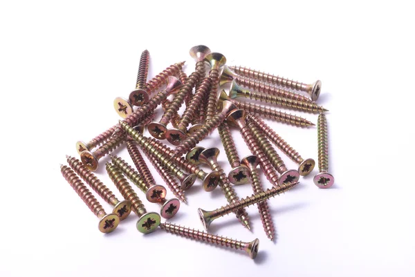 Wood working screws — Stock Photo, Image
