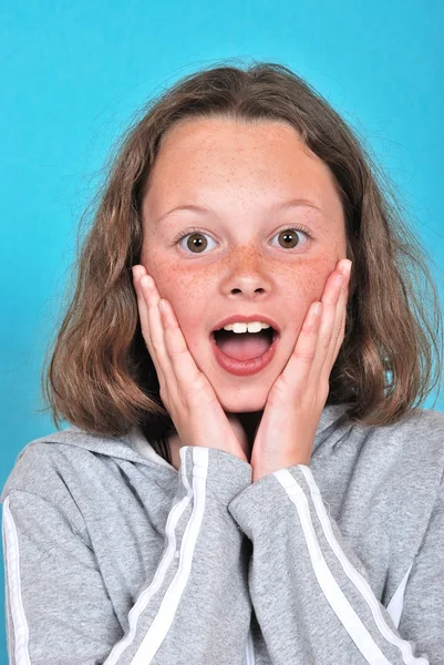 Surprised girl — Stock Photo, Image