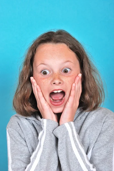 Surprised girl — Stock Photo, Image