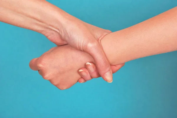 Ręce drżą — Zdjęcie stockowe