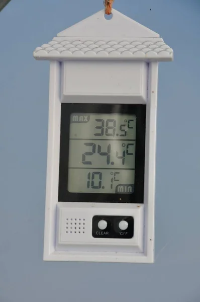 Mini Maxi Thermometer Greenhouse — Stock Photo, Image