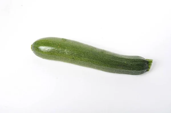 Zucchini Blom Vit Bakgrund — Stockfoto