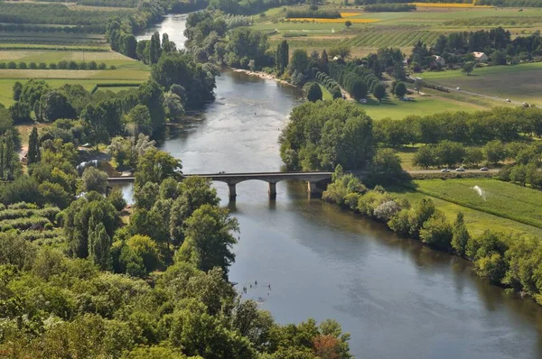 Dordogne Visto Domme Perigord — Fotografia de Stock