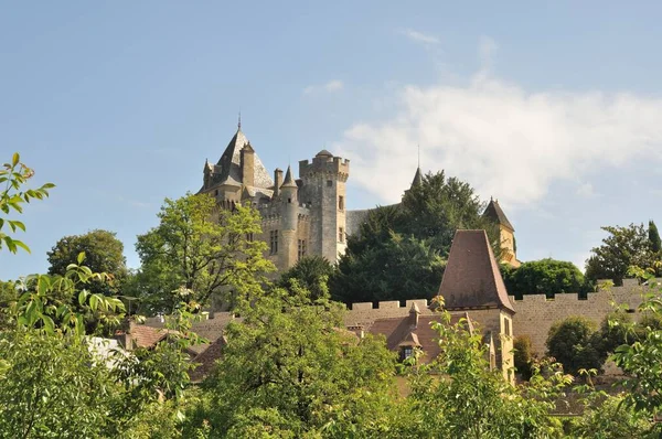 Pueblo Montfort Perigord — Foto de Stock