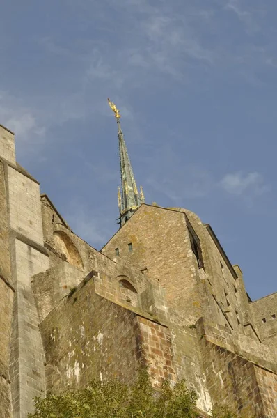 Αρχιτεκτονική Λεπτομέρεια Mont Saint Michel — Φωτογραφία Αρχείου