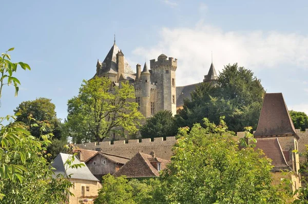 Pueblo Montfort Perigord —  Fotos de Stock