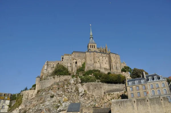 Mont Saint Michel Architectural Detail — Stock Photo, Image